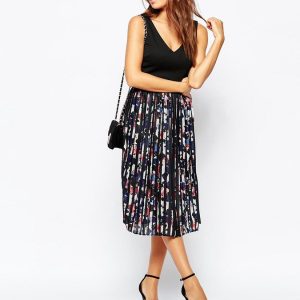 PLEATED SKIRT DRESS